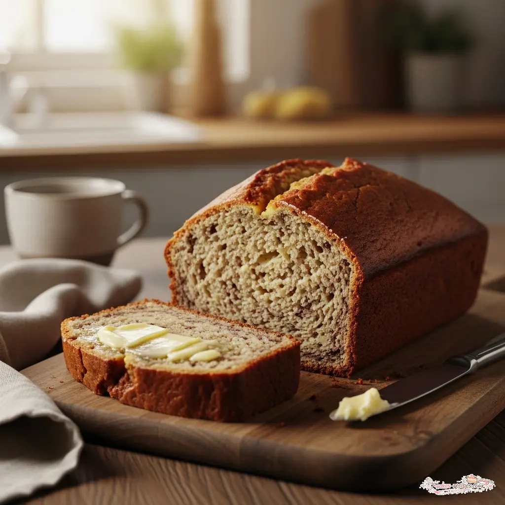bakery style banana bread final presentation