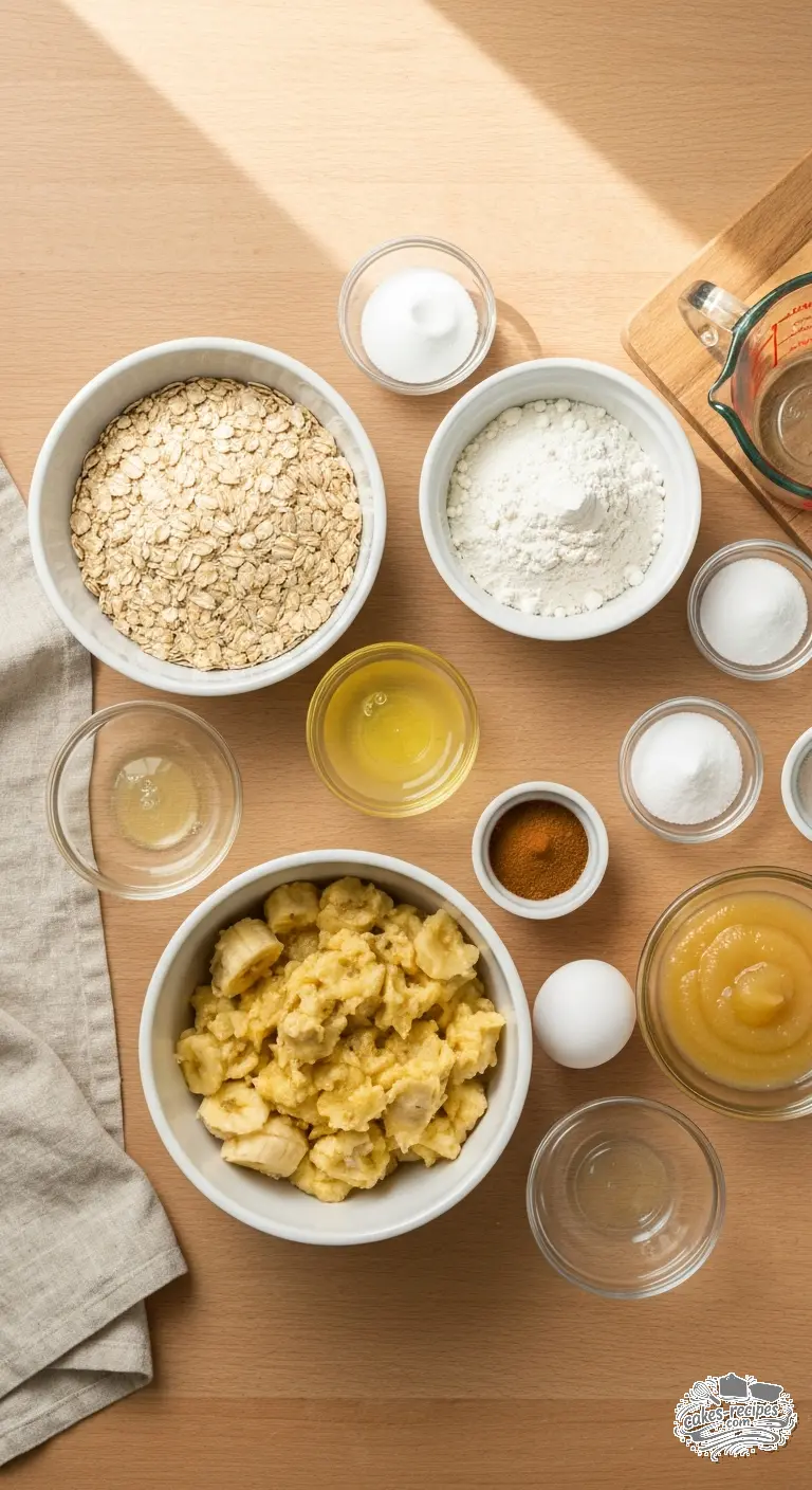 ww banana oat muffins ingredients