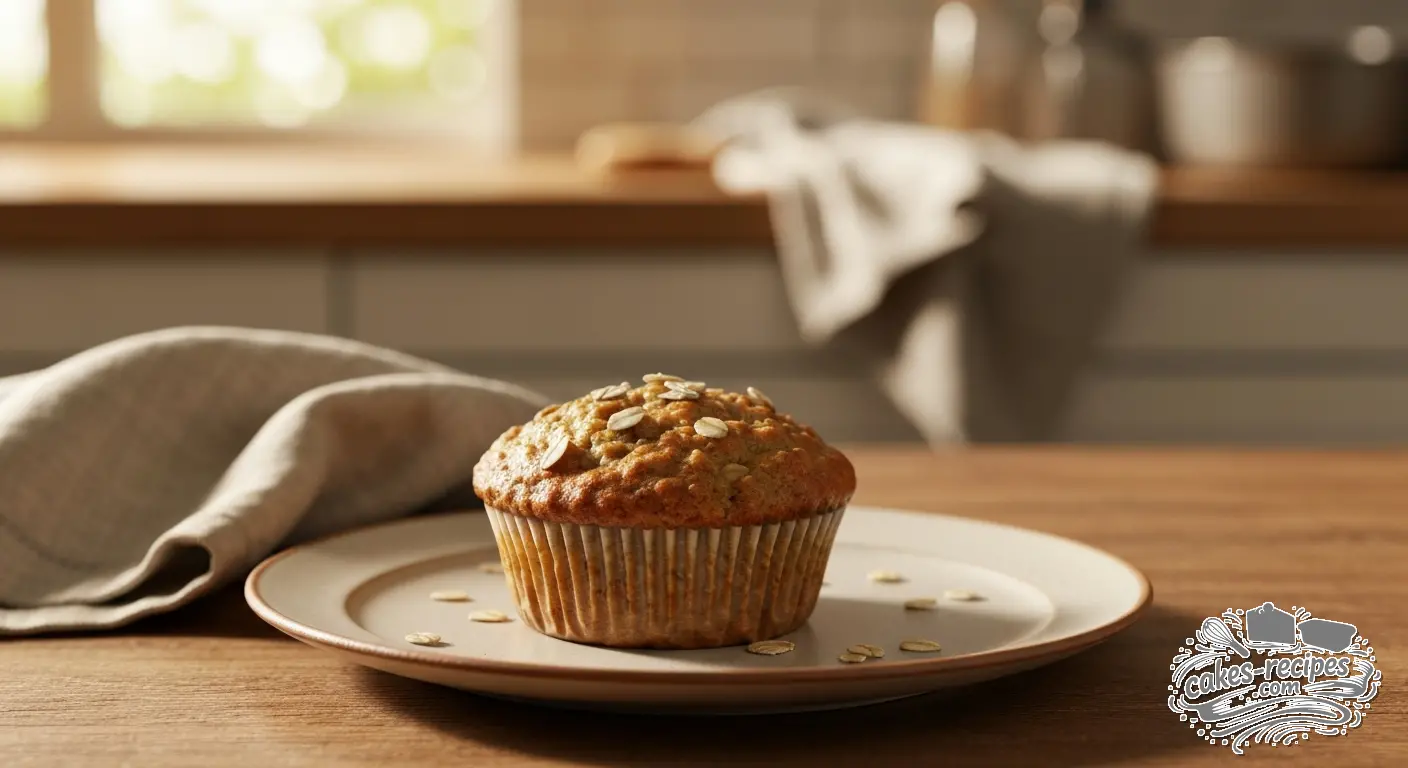 ww banana oat muffins final presentation