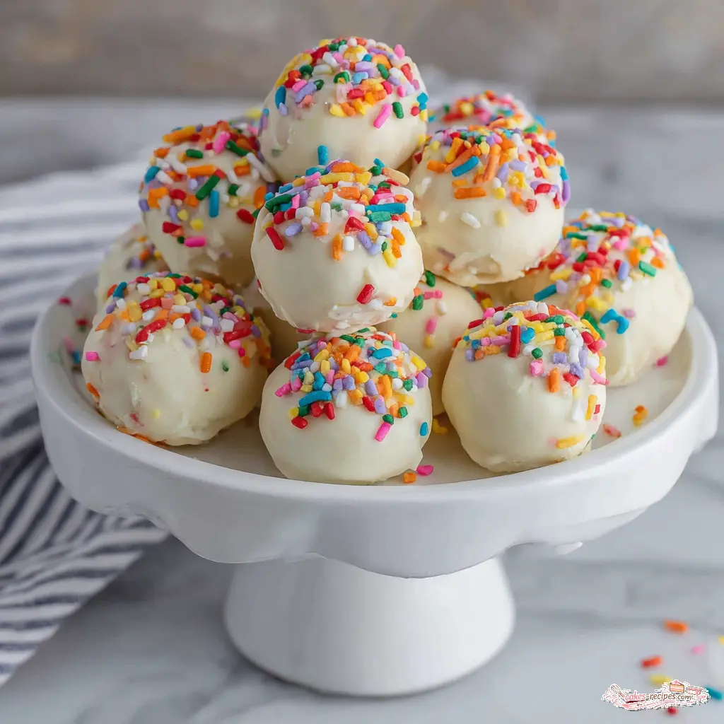 birthday cake truffles