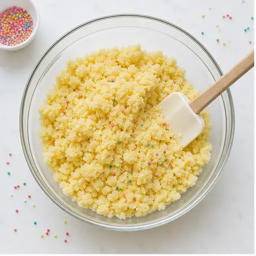 Step 1: Crumble the cooled cake