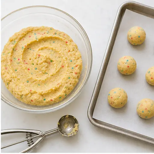 Step 2: Mix and roll into balls