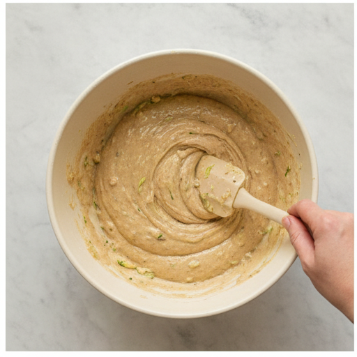 brown butter zucchini walnut bread - step 3