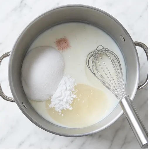 Step 1: Combine ingredients in a pot