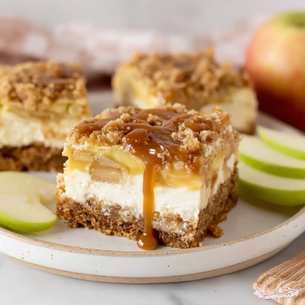 caramel apple bars