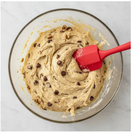 chocolate chip cookie pie - step 2