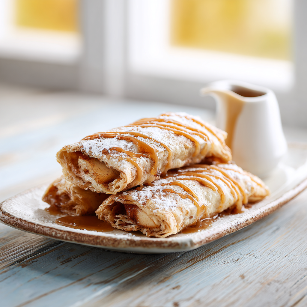 cinnamon apple toaster strudels - final presentation