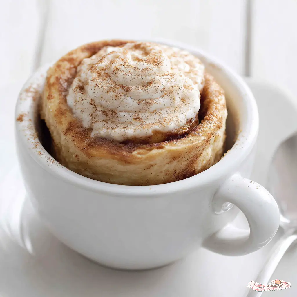 cinnamon roll for one