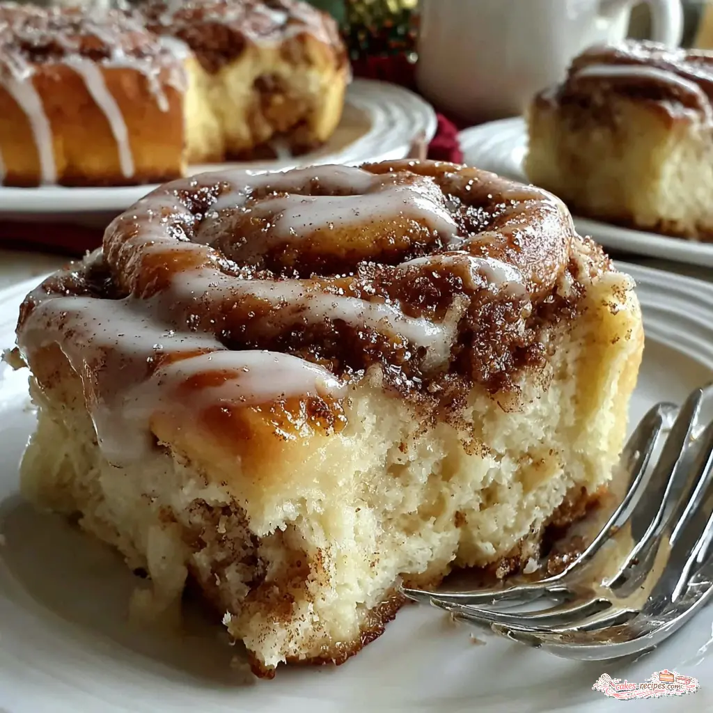 coffee cake cinnamon rolls - final presentation
