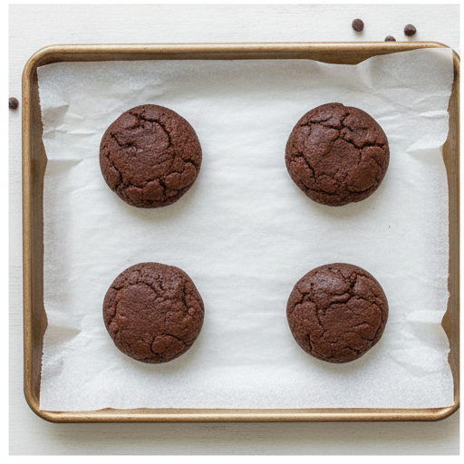 Double chocolate spiderweb cookies - step 3