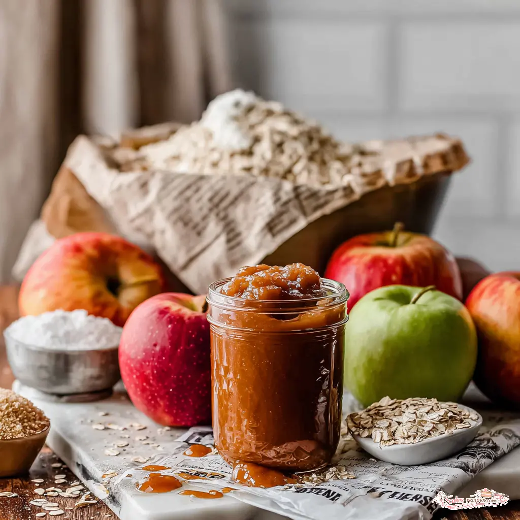 dutch caramel apple pie - main ingredients