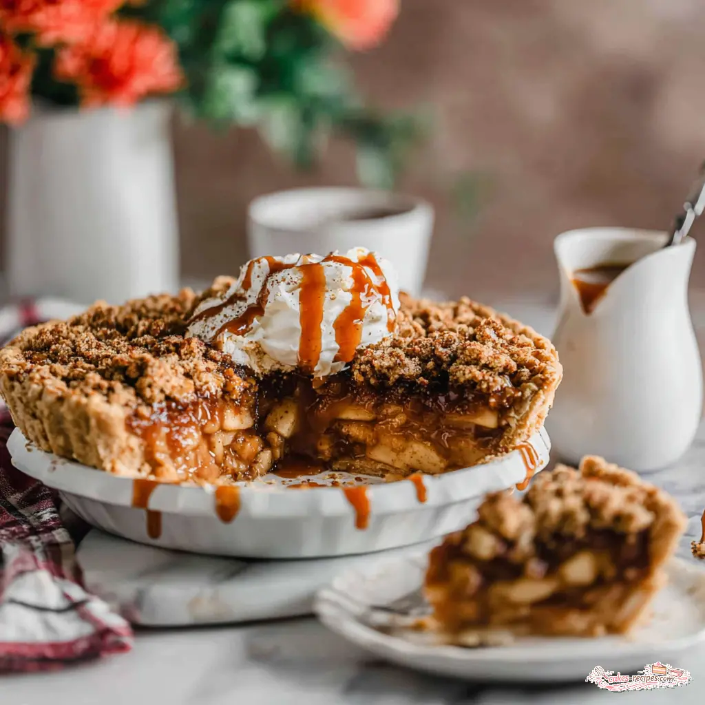 dutch caramel apple pie - final presentation