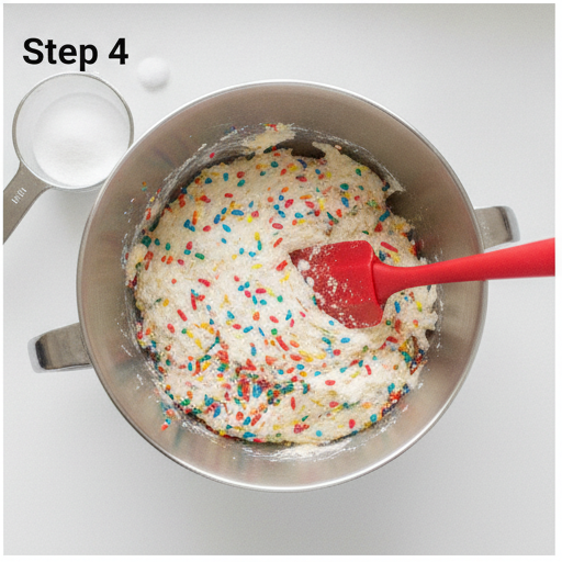 funfetti crinkle cookies - step 4
