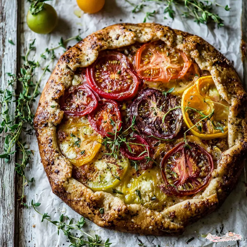 heirloom tomato galette
