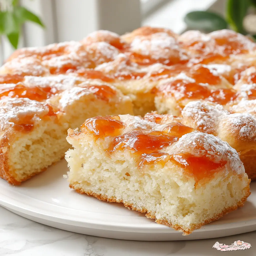 jelly doughnut focaccia - final presentation