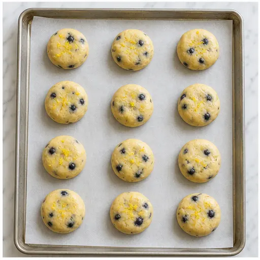 Step 3: Shaping chilled cookie dough balls