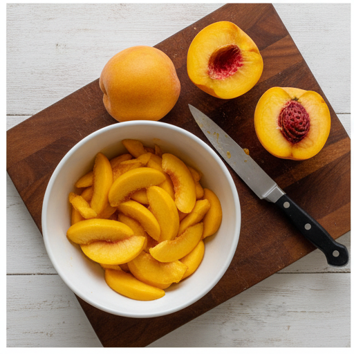 old fashioned peach pie - step 3