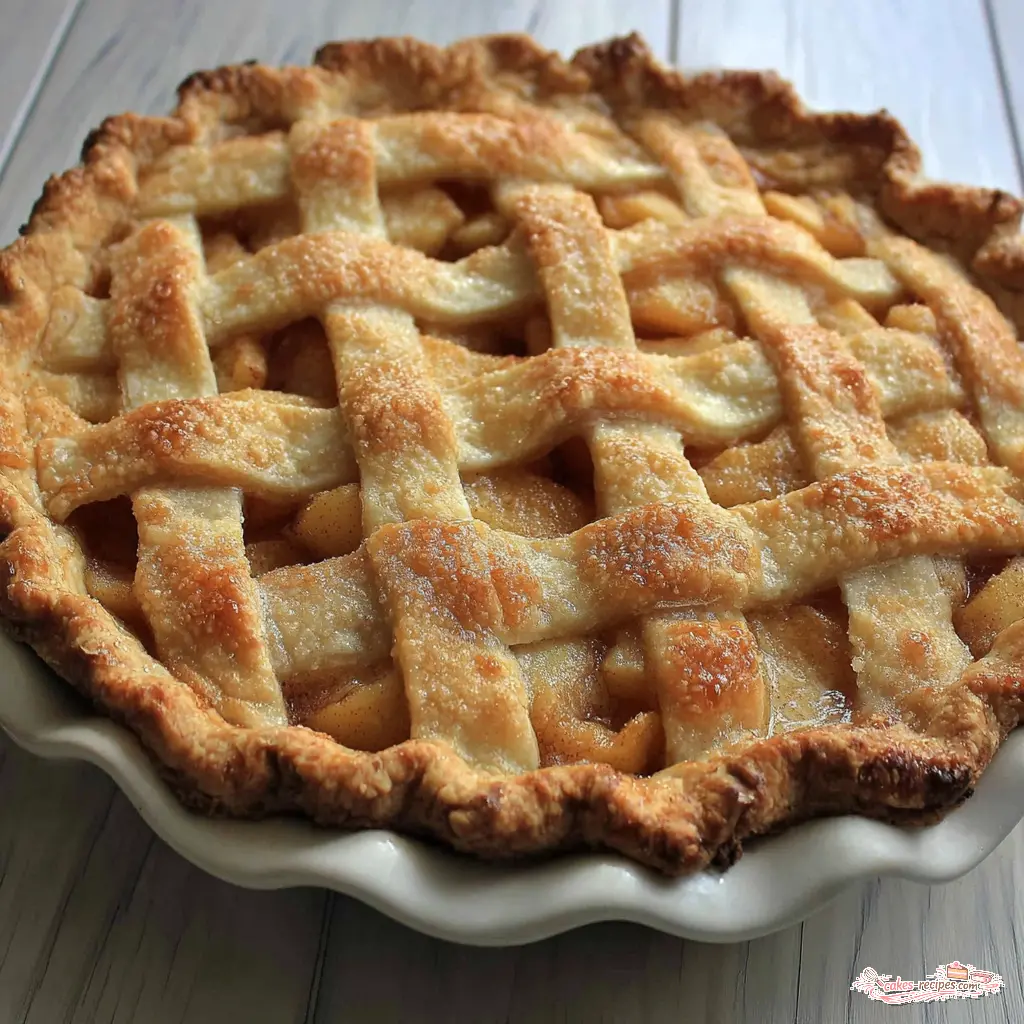 old fashioned peach pie