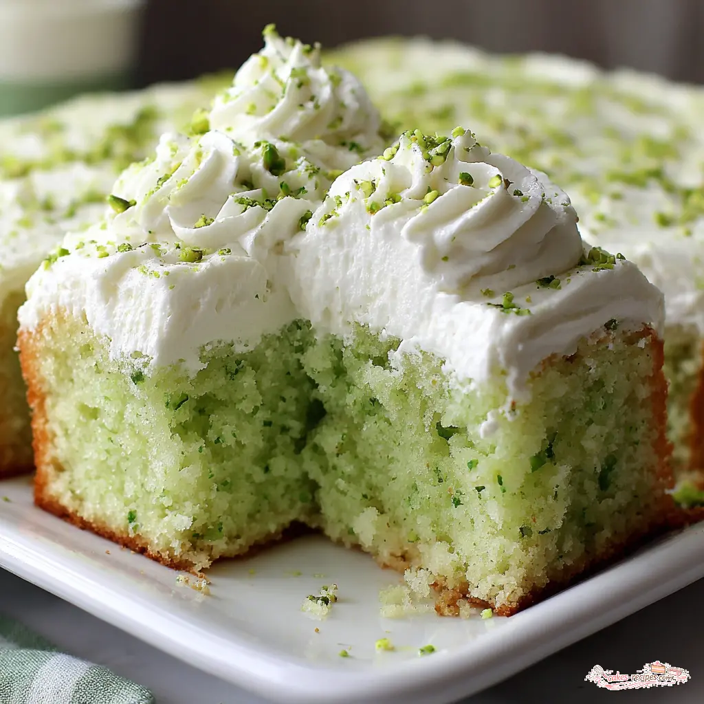 pistachio pineapple cake