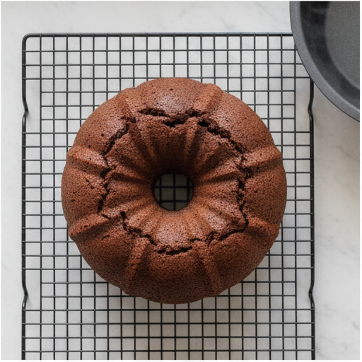 pudding filled bundt cake - step 4