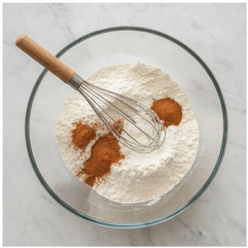 pumpkin coffee cake - step 1