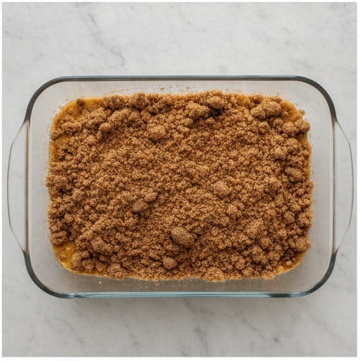 pumpkin coffee cake - step 4
