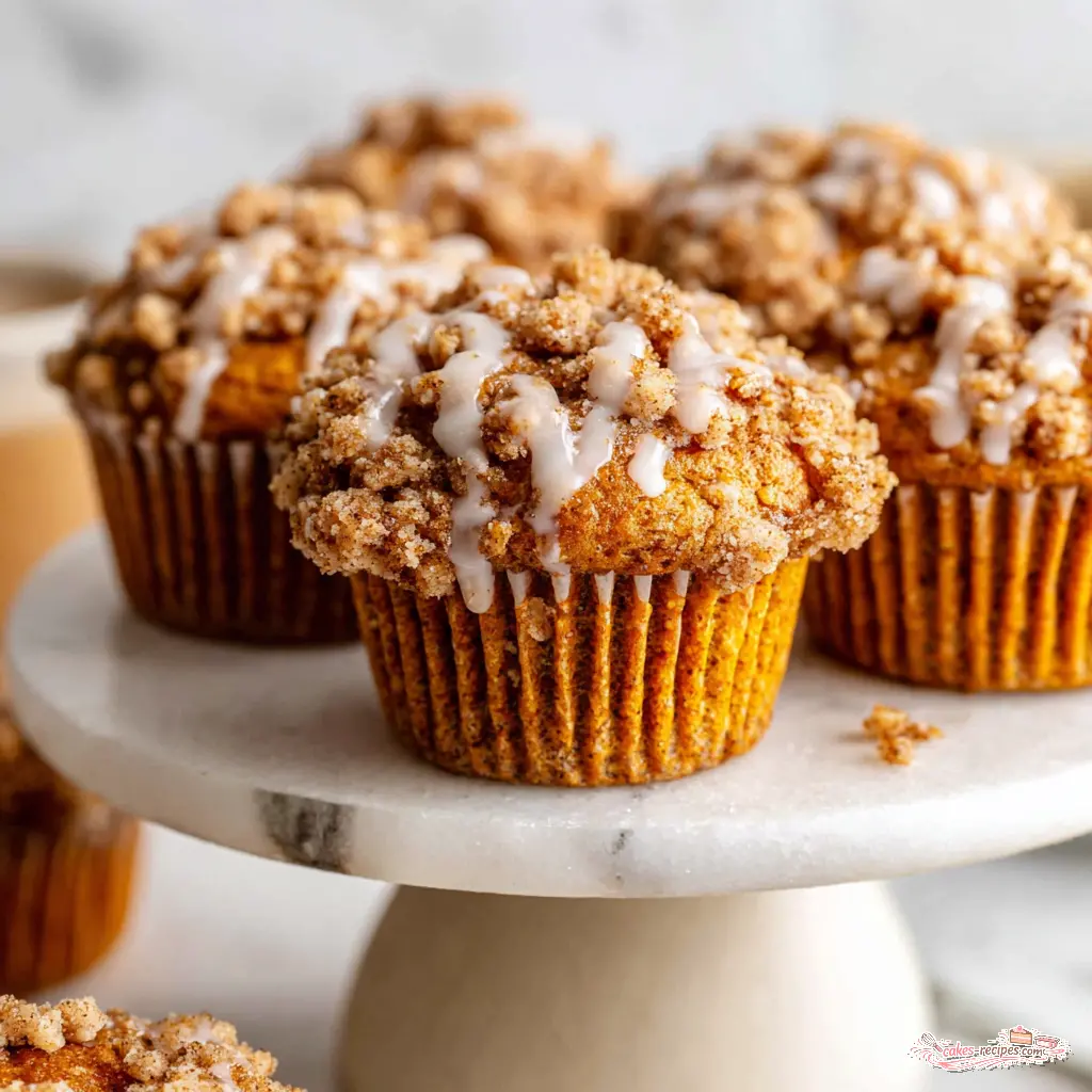 pumpkin streusel muffins