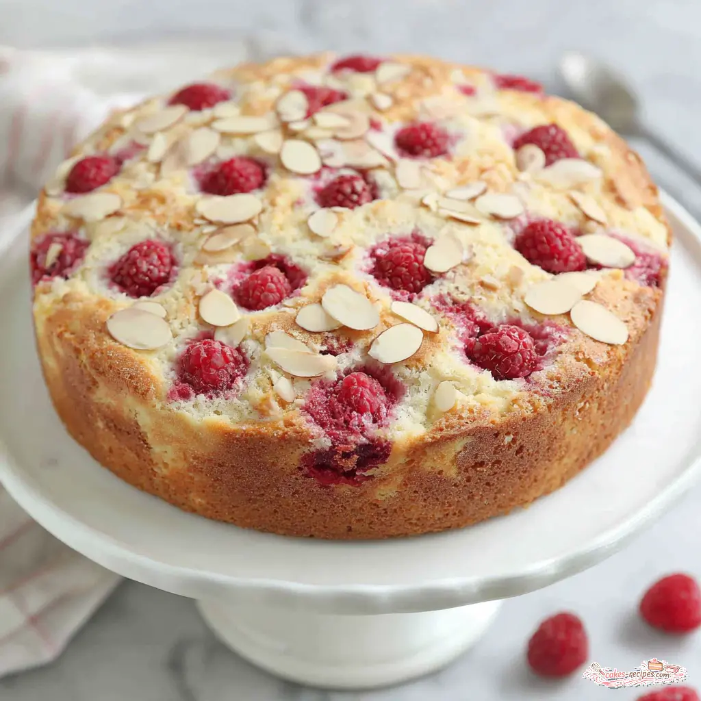 raspberry almond coffee cake
