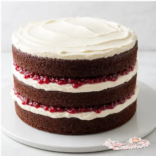 Step 4: Assembling with preserves and frosting