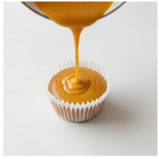 single serve pumpkin cupcake - step 3