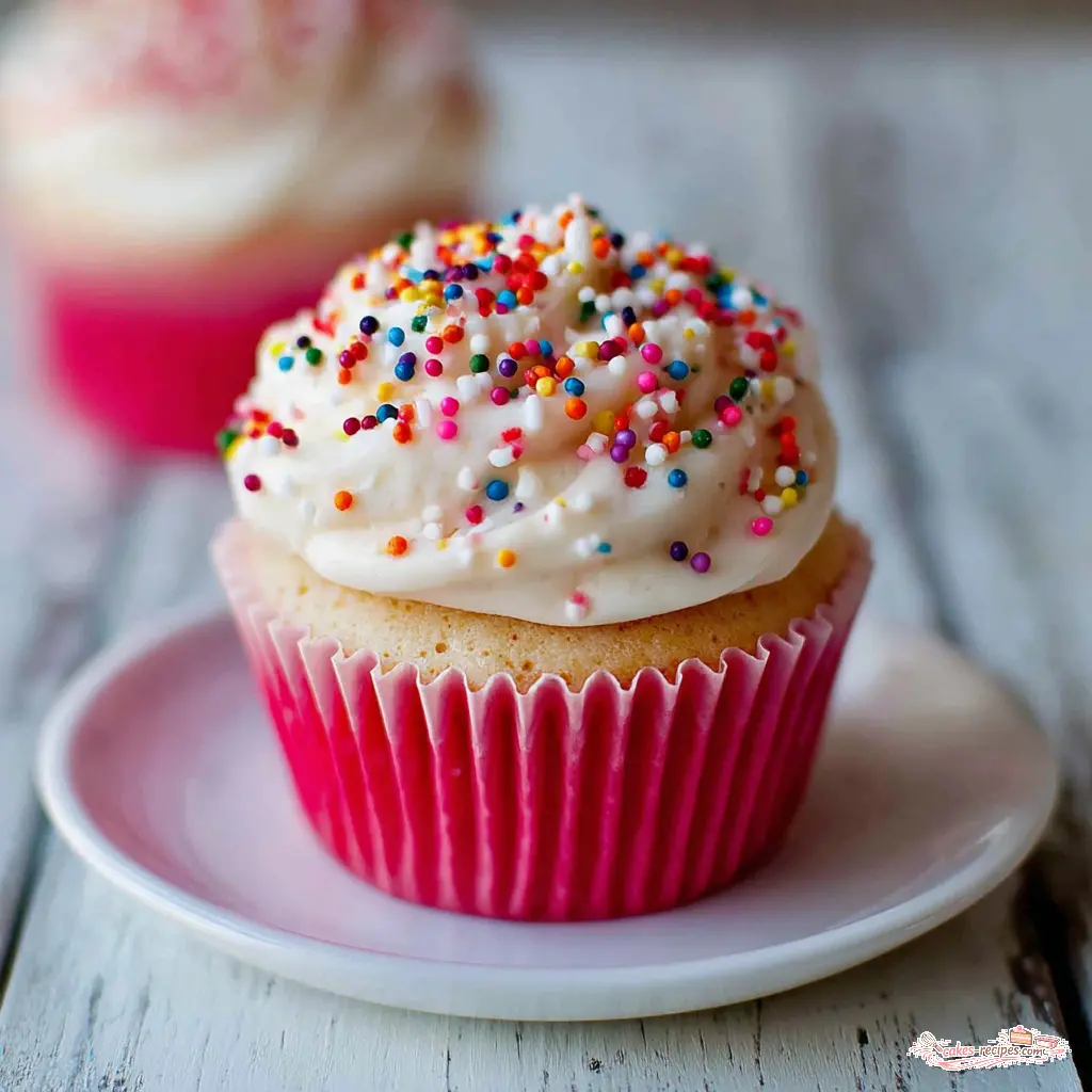 single serve vanilla cupcake