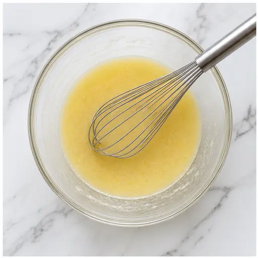 Step 1: Whisk wet ingredients until smooth
