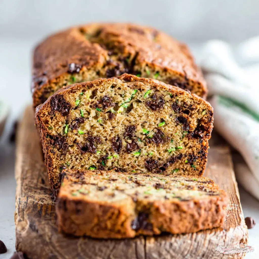 small batch chocolate chip zucchini bread