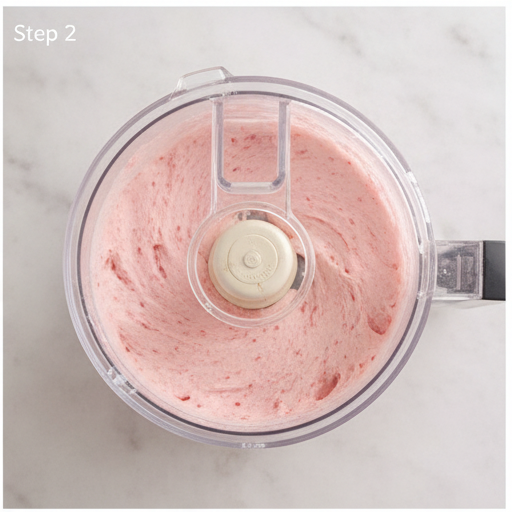 whipped strawberry butter recipe - step 2
