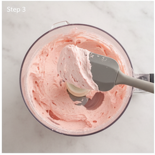 whipped strawberry butter recipe - step 3