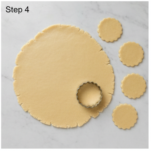 3 ingredient cookies - cut shapes on baking sheet ready for oven