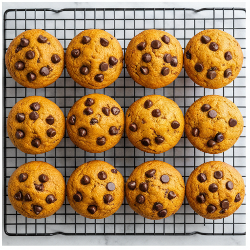 3 ingredient pumpkin chocolate chip muffins - step 4