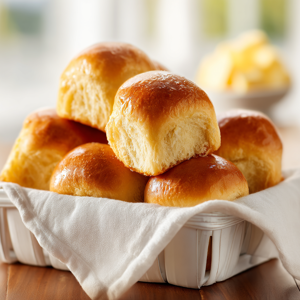 30 minute dinner rolls - final presentation