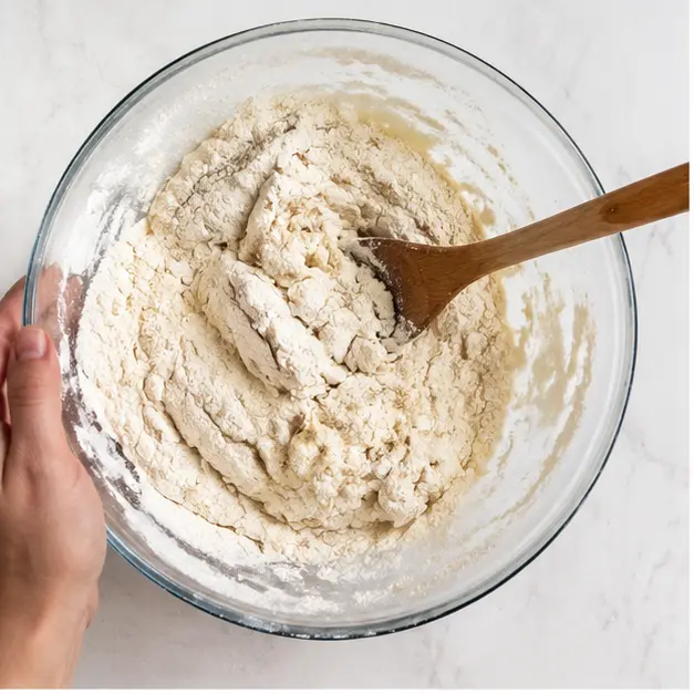 Step 1: Mixing the dough