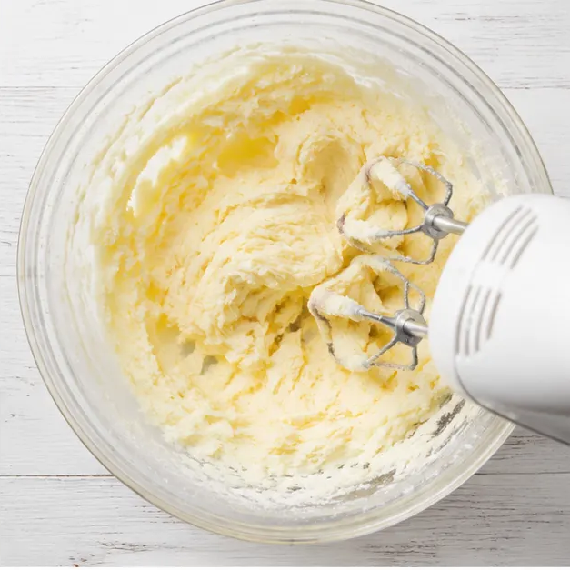 Step 2: Creaming butter and sugar