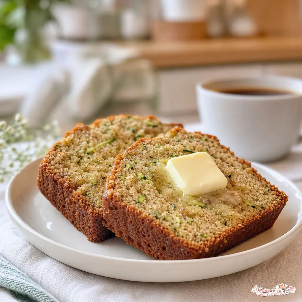 best zucchini bread recipe - final presentation