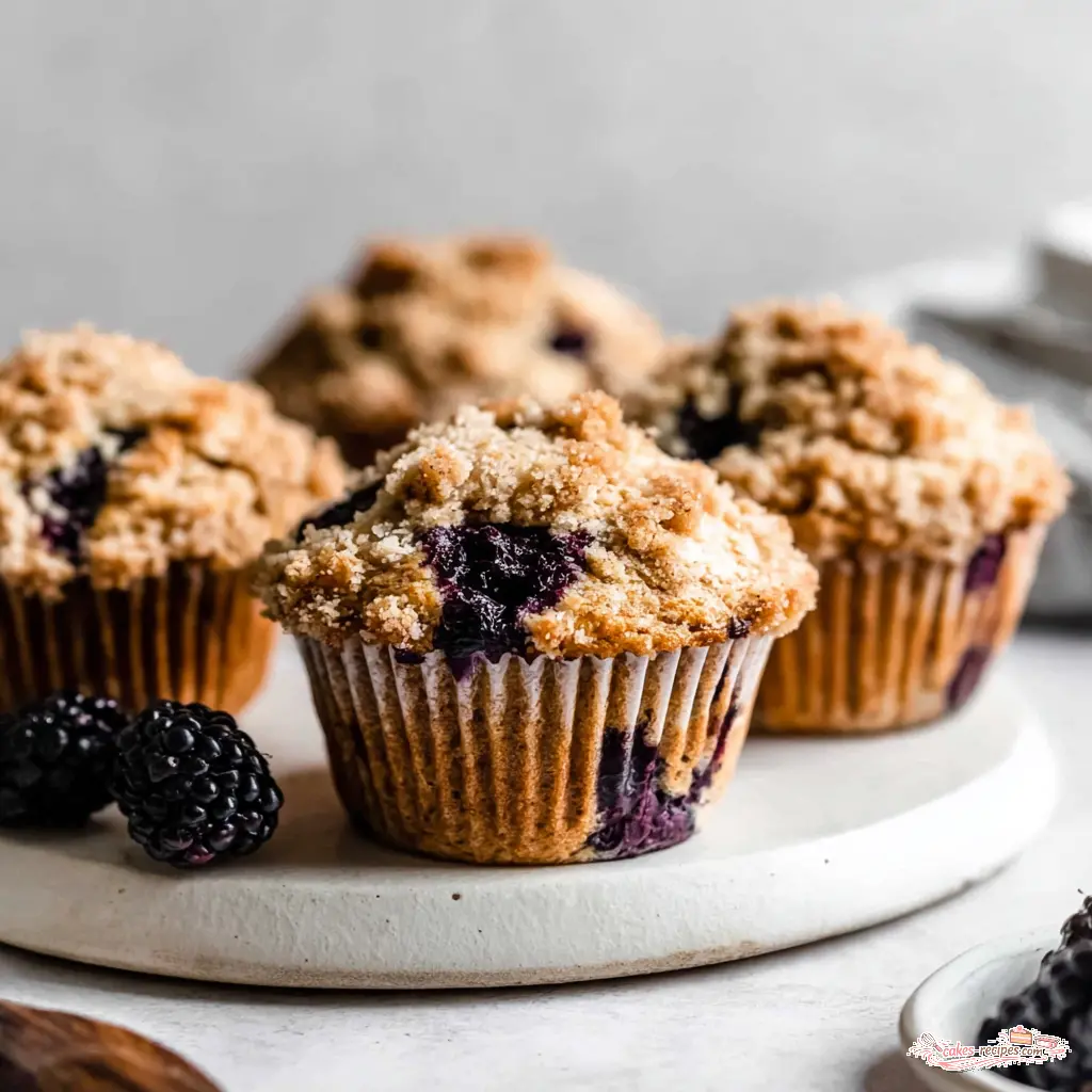 blackberry muffins