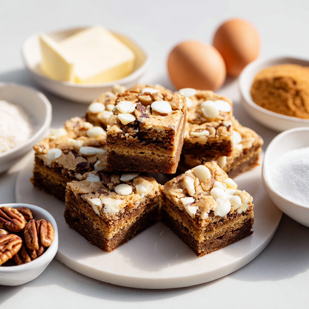 blondie recipe - main ingredients