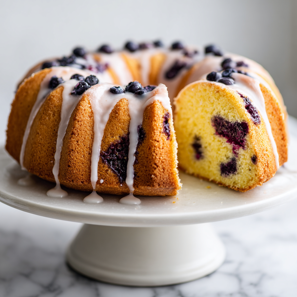 blueberry lemon pound cake