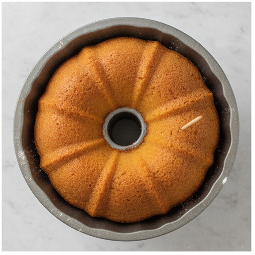 blueberry lemon pound cake - step 4
