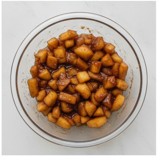 brown butter apple crisp bars - step 3