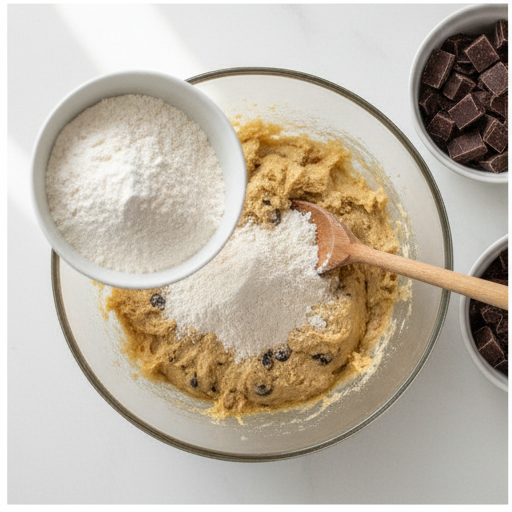 brown butter chocolate chip cookies - step 3