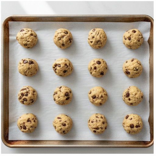 brown butter chocolate chip cookies - step 4