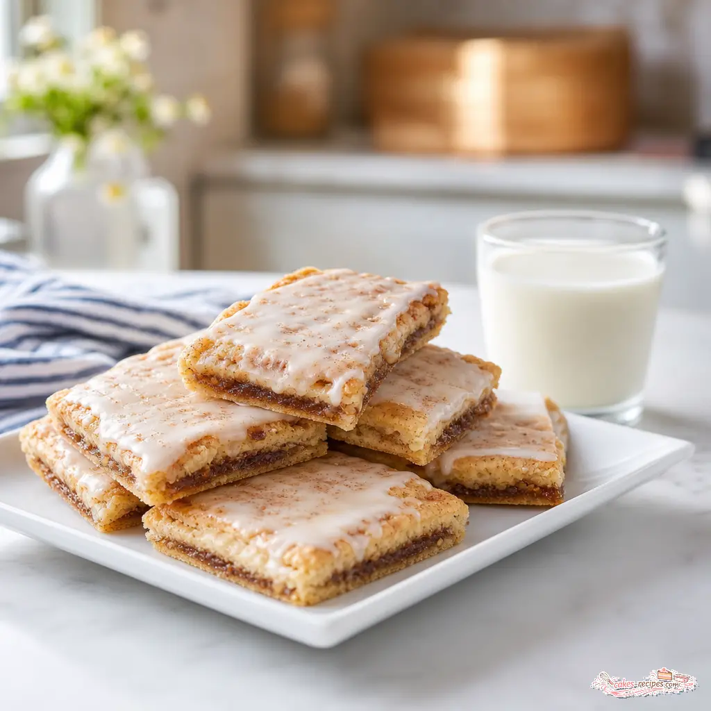 brown sugar cinnamon pop tart bars - final presentation