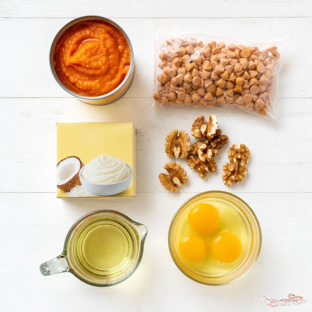 butterscotch bread - main ingredients